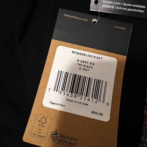 Northface Waterproof, Insulated Ski Pants/ Snow Bibs Womens - Picture 5 of 13